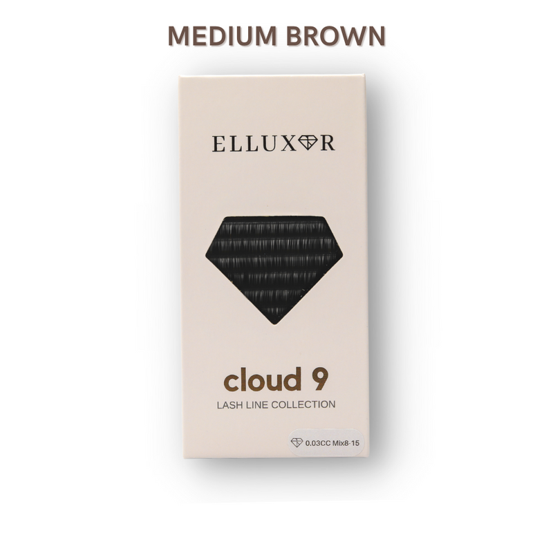 Cloud 9: Colored Lashes - Light Brown