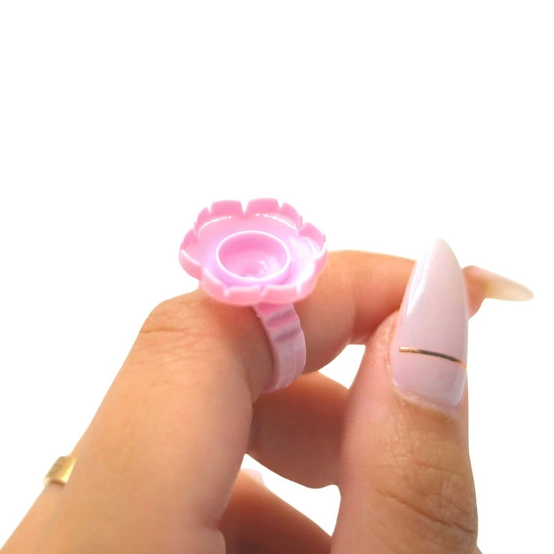 Flower Glue Rings