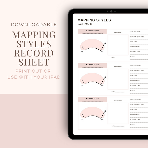 Mapping Styles Record Sheet (downloadable)