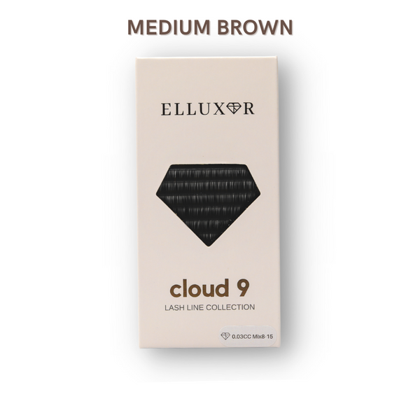 Cloud 9: Colored Lashes - Medium Brown