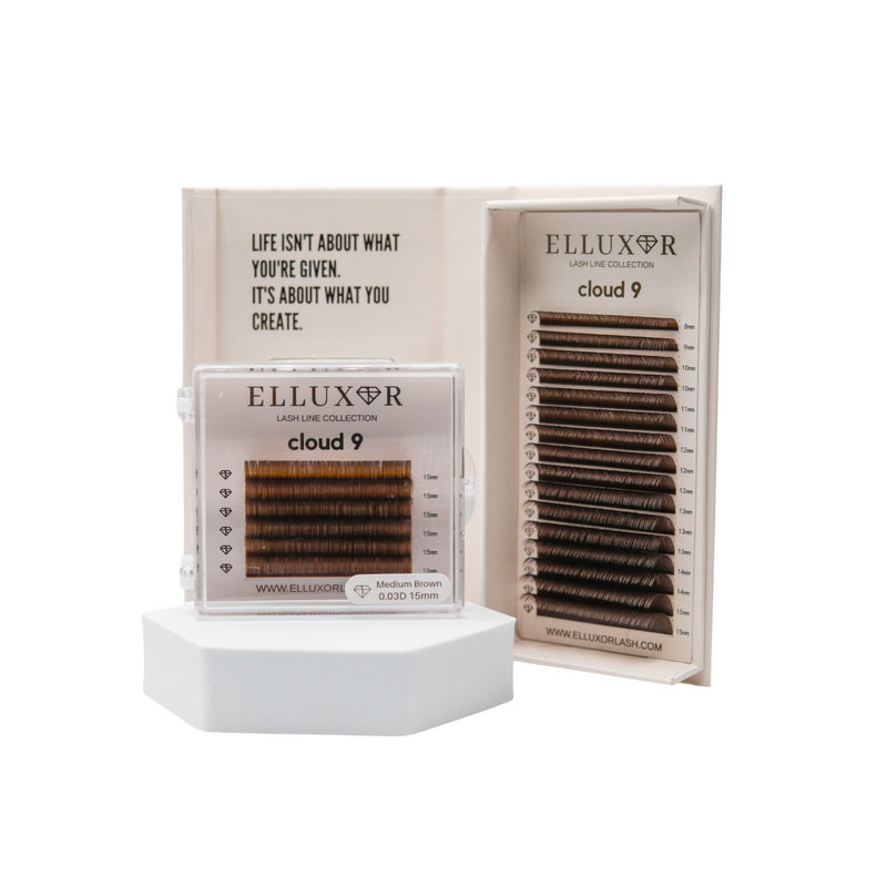 Cloud 9: Colored Lashes - Light Brown