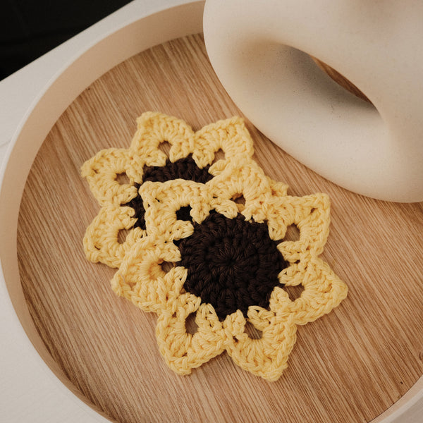 Sunflower Coasters